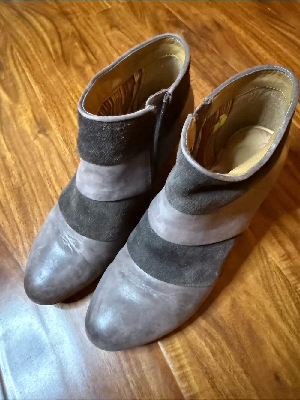 Comfortiva | Two Tone Ankle Boot